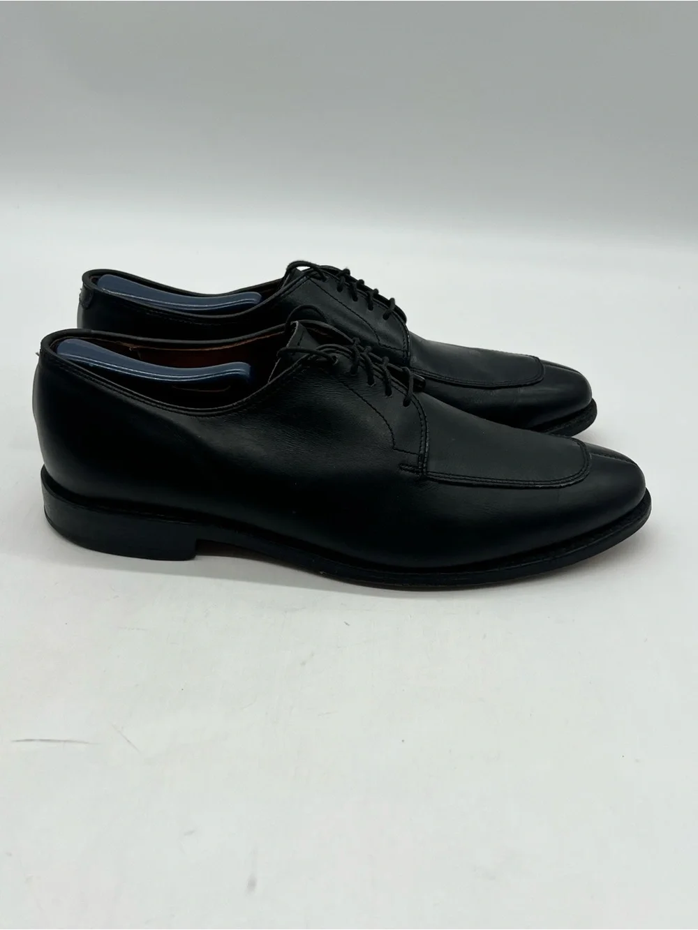 Allen Edmonds Delray Men’s 9D Black Leather Moc Split Toe Oxford Dress Shoes